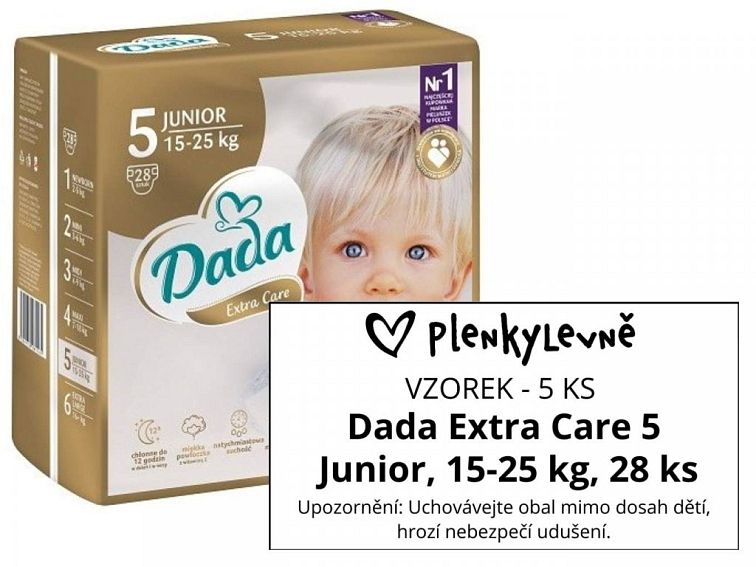 Vzorek plen - Dada Extra Care 5 Junior, 15-25 kg, 5 ks