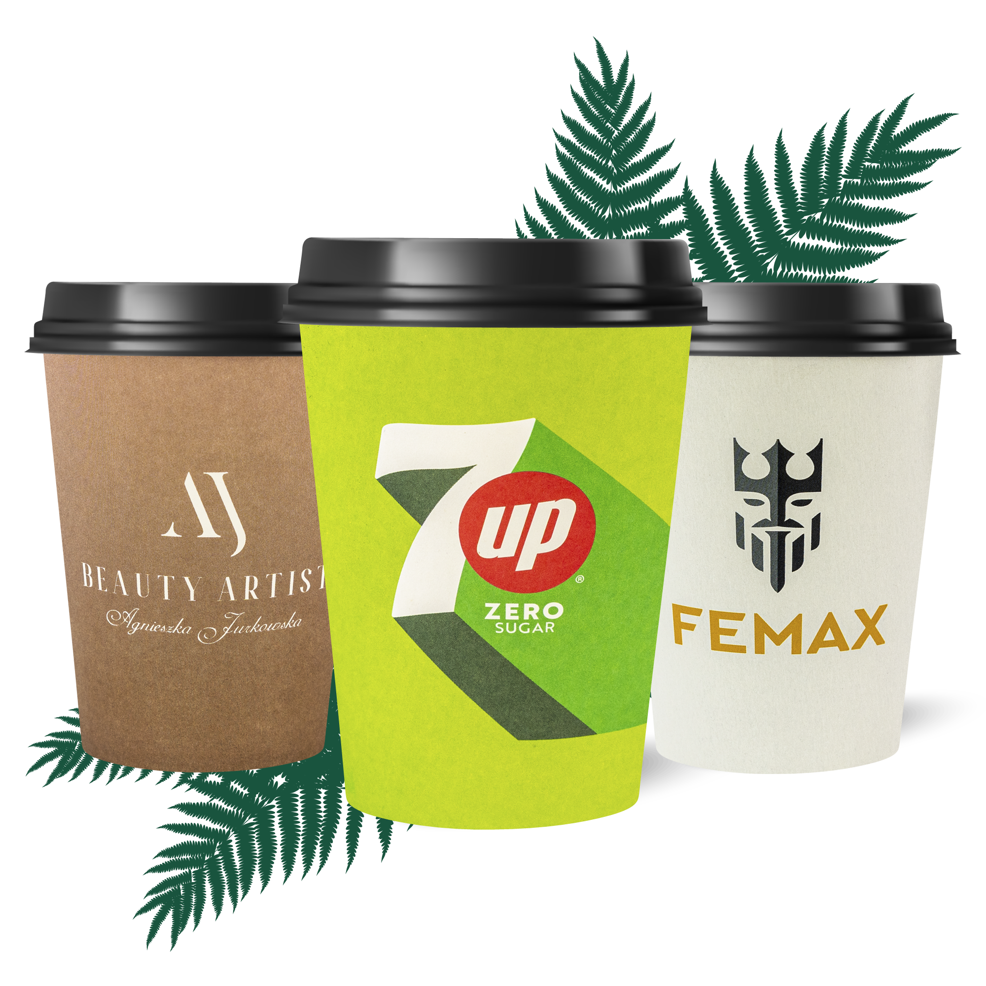 Papírový kelímek na kávu bílý 100ml