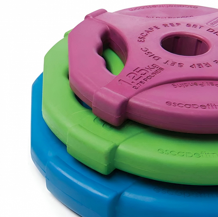 Pogumované náhradní kotouče 10 kg (modrý)