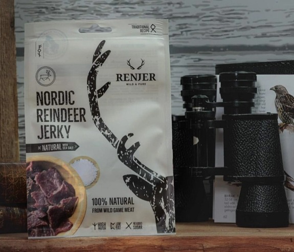Renjer Sobí Jerky s mořskou solí 25g