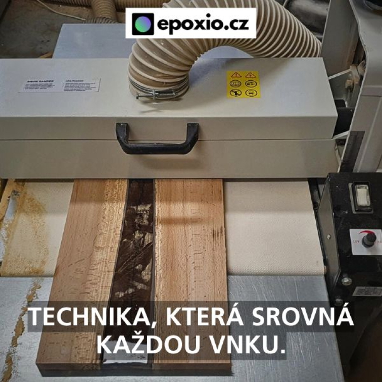 Srovnání a opracování epoxidového odlitku – fréza & bruska u nás