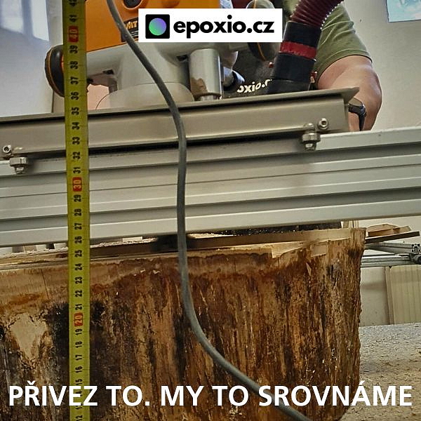 Srovnání a opracování epoxidového odlitku – fréza & bruska u nás