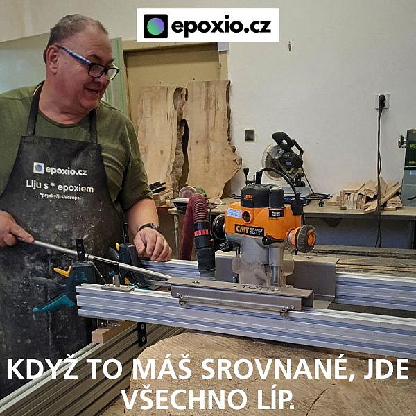 Srovnání a opracování epoxidového odlitku – fréza & bruska u nás