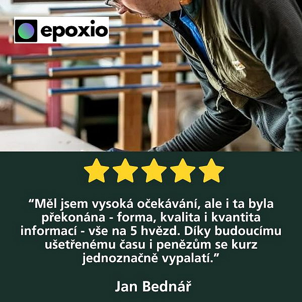 WORKSHOP LITÍ EPOXIDOVÉ PRYSKYŘICE - OD DŘEVA AŽ PO LESKLÝ VÝSLEDEK