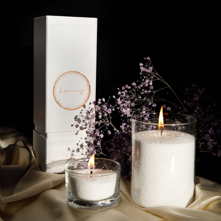 Luminary Gold – Luxusní svíčka z přírodního perličkového vosku