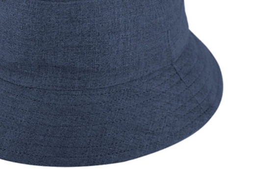 Bucket hat - letní lněný modrý klobouk - Fiebig 1903