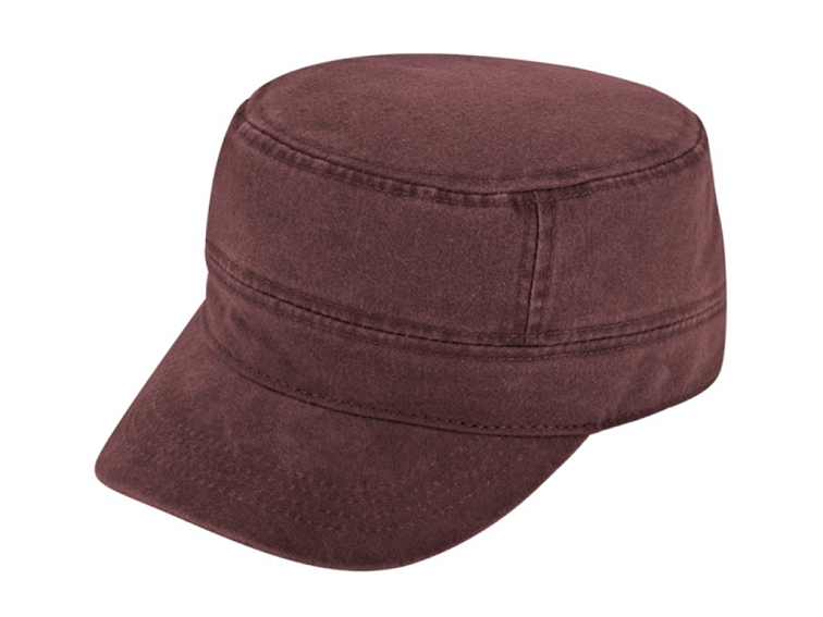 Vojenská kšiltovka - Army Cap - sepraná bavlna bordo