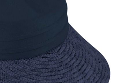 Modrý slaměný kšilt proti slunci - Fiebig 1903