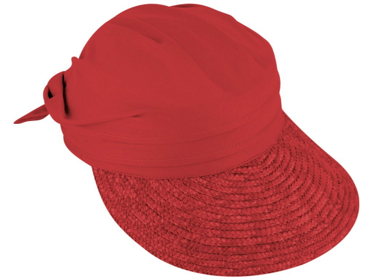 Červený slaměný kšilt proti slunci - Fiebig 1903