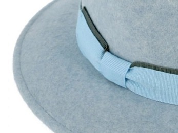 Dámský modrý zimní plstěný klobouk od Fiebig - Lara