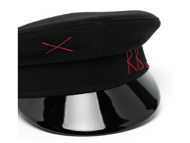 Kapitánka Ruslan Baginskiy - Ruslan Baginskiy Black Wool Baker Boy Cap