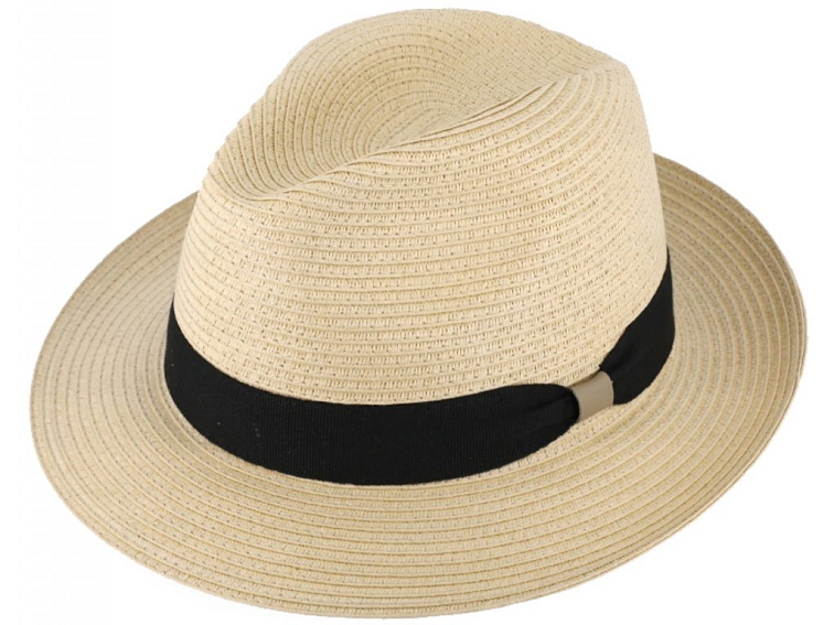 Letní fedora klobouk od Fiebig - Traveller Toyo Natur