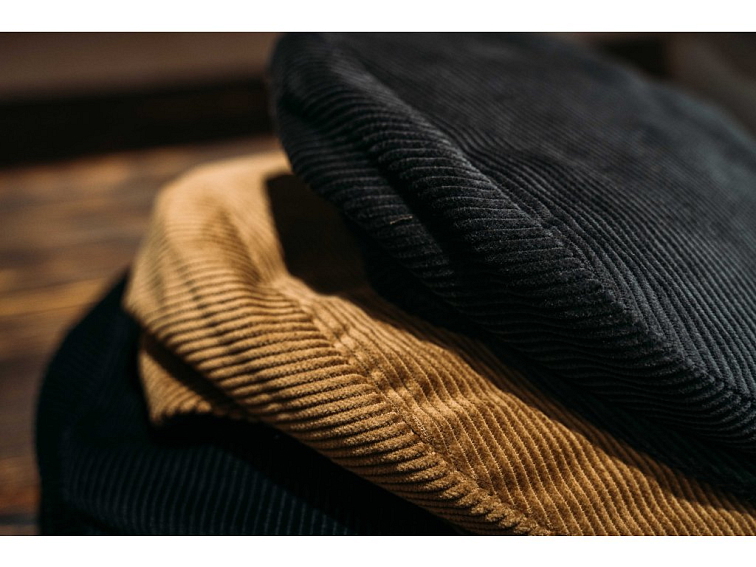 Pánská světle hnědá manšestrová bekovka s nepromokavou podšívkou