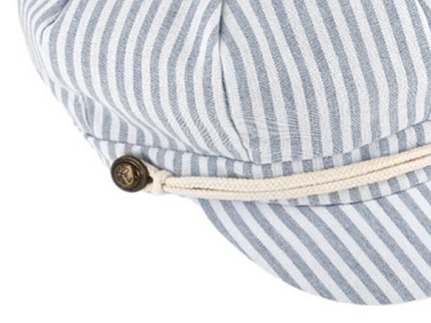 Dámská modrá letní bavlněná bekovka