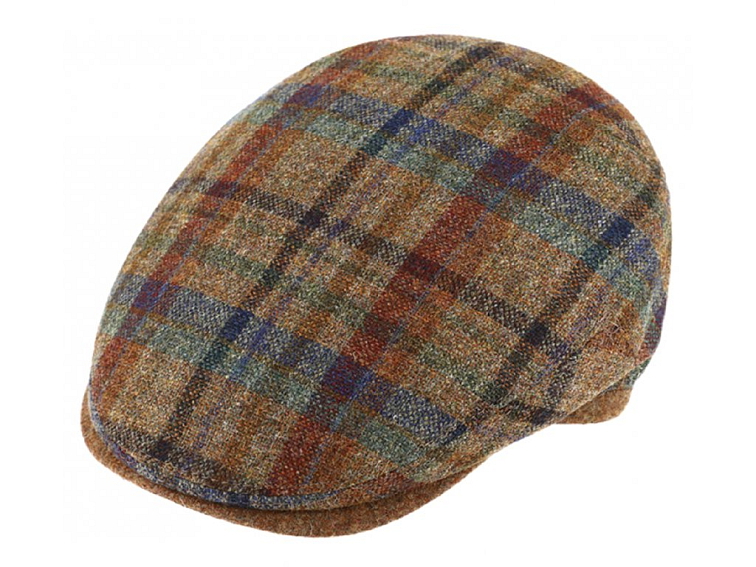 Pánská kostkovaná vlněná bekovka - Fiebig