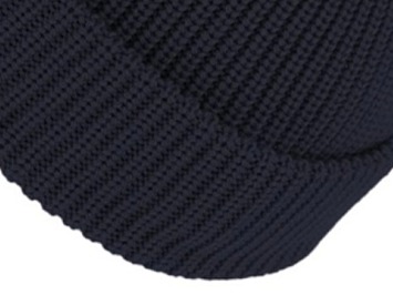 Modrá unisex čepice Fiebig - 100 % vlna Merino - docker