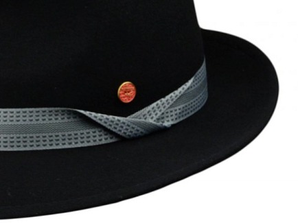 Černý klobouk trilby Mayser - Maleo Mayser