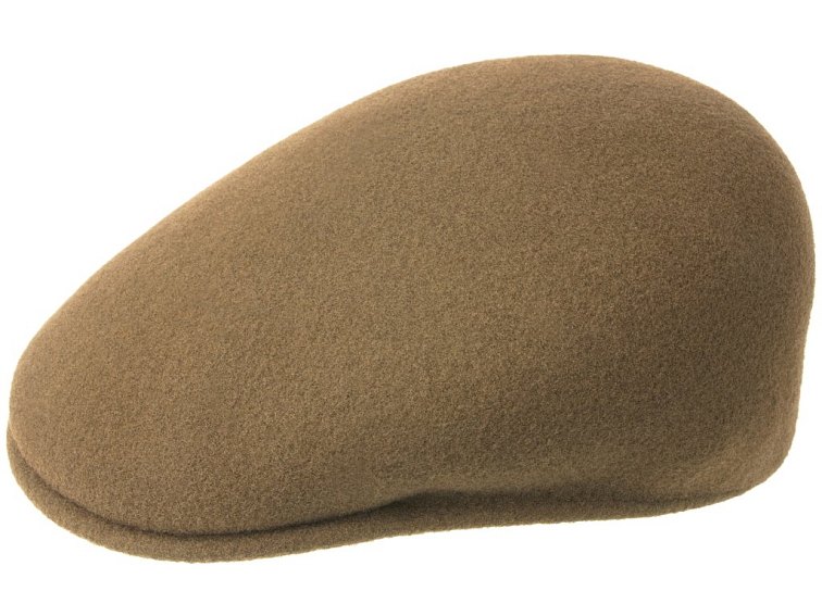 Béžová vlněná bekovka - Kangol Bermuda 504