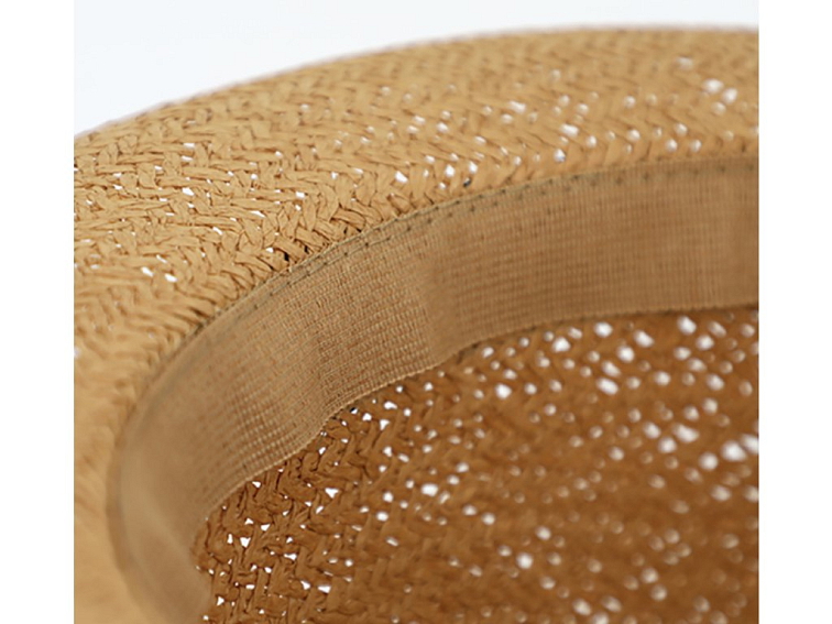 Unisex letní Fedora klobouk od Fiebig - Béžový