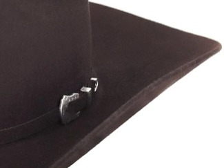 Trigger – hnědý tradiční americký westernový klobouk 2x