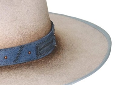 Messed Up – americký klobouk z prémiové vlny, Silverbelly