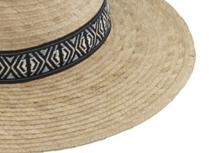 Letní béžový Fedora klobouk - Wide brim