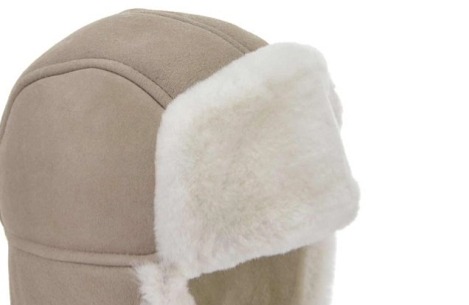 Unisex ušanka s jehněčí kožešinou - Seeberger