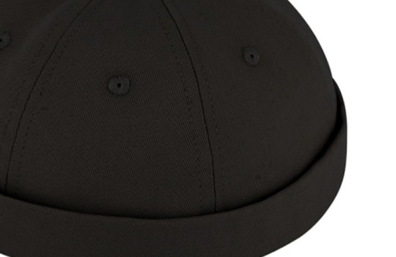 Bavlněná černá čepice - Docker - Fiebig