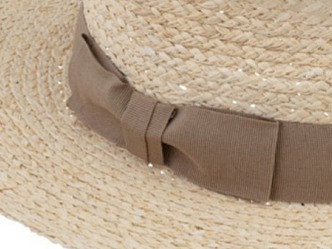 Dámský letní Natur Fedora klobouk - 100% slaměný klobouk od Fiebig