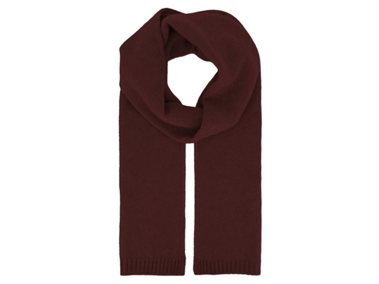 Bordó vlněná šála od Fiebig