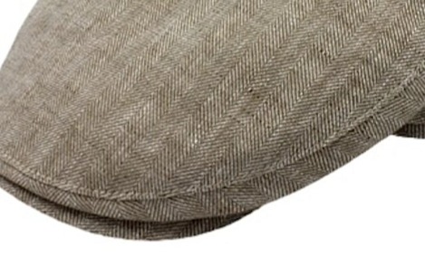 Pánská lněná letní bekovka - Fiebig since 1903 - béžová