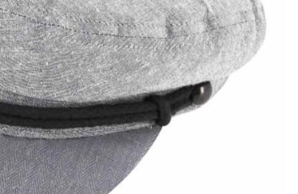 Námořnická kapitánka - Riders Cap Cotton - šedá bavlněná