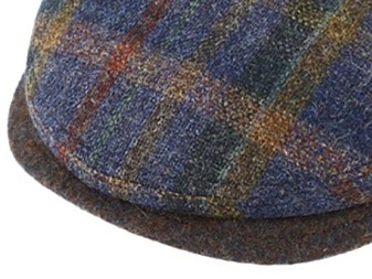 Pánská kostkovaná vlněná bekovka - Fiebig