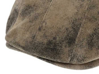 Pánská kožená bekovka s podšívkou - hnědá kožená bekovka