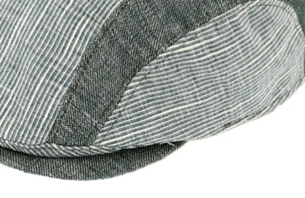 Pánská letní zelená bekovka s jemným proužkem - Fiebig since 1903