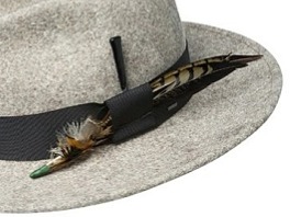 Cestovní béžový nemačkavý vlněný klobouk - BURNELL