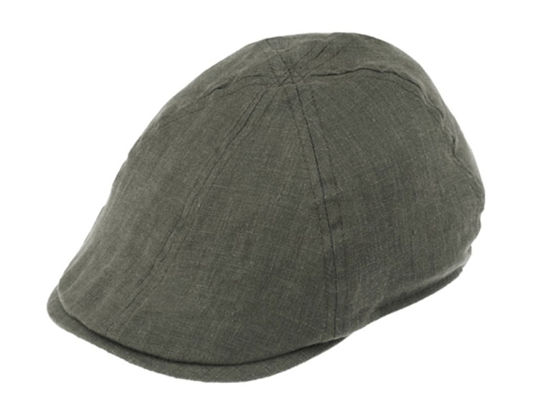 Pánská olivová 6-dílná letní lněná bekovka od Fiebig