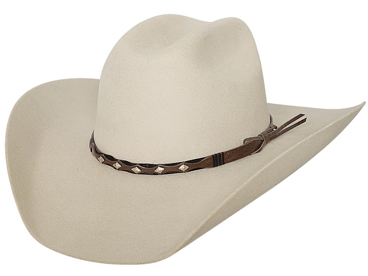 Westernový béžový klobouk TRUE WEST 8X