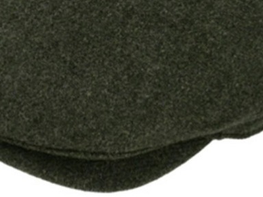 Zimní zelená pánská bekovka od Fiebig - Shetlandská vlna