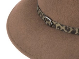 Dámský béžový plstěný Cloche - Fiebig