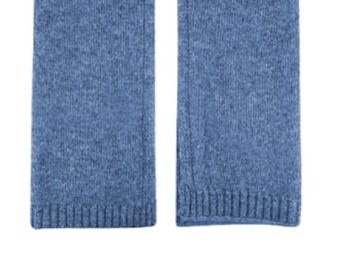 Modrá kašmírová šála Fiebig