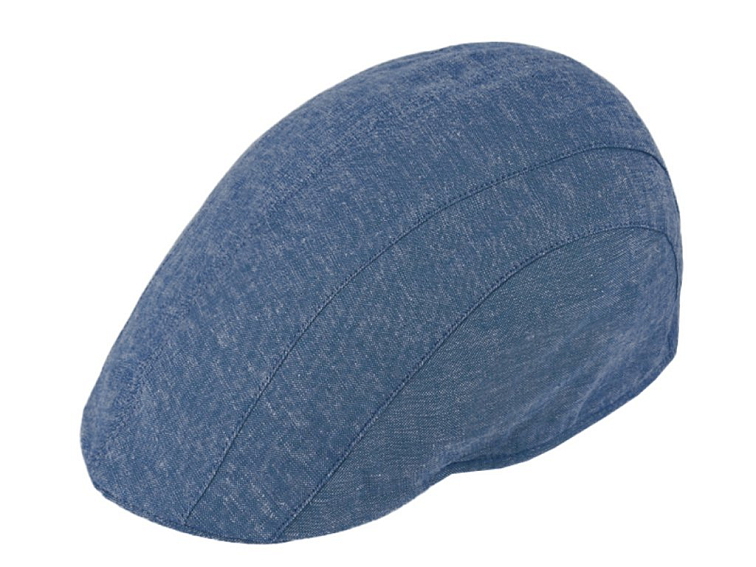 Pánská letní modrá bekovka od Fiebig - bavlna a len