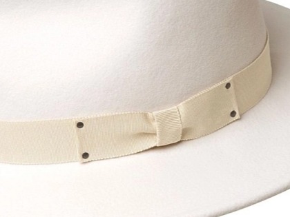 Cestovní bílý nemačkavý vlněný klobouk - Curtis LiteFelt®