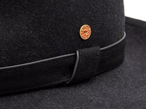 Cestovní nemačkavý voděodolný šedý klobouk Mayser - Doren