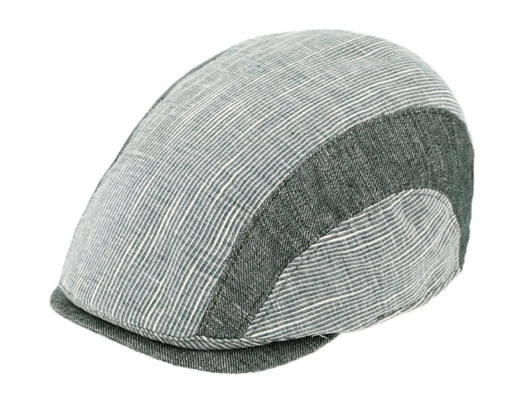 Pánská letní zelená bekovka s jemným proužkem - Fiebig since 1903