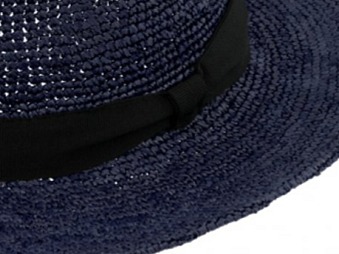 Fedora Raffia - slaměný modrý klobouk - Bestseller