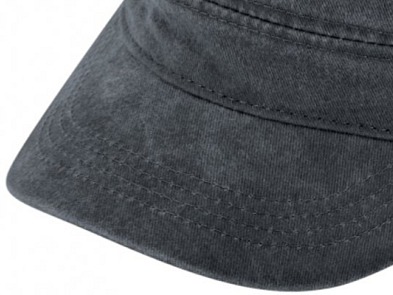 Vojenská kšiltovka šedá - Army Cap - sepraná bavlna