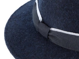 Dámský modrý zimní plstěný klobouk od Fiebig - Lara