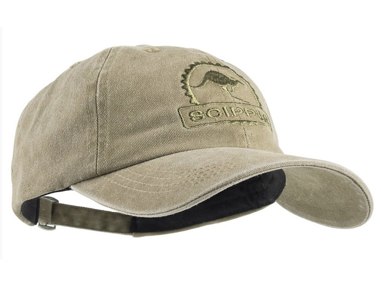 Australská khaki kšiltovka z seprané bavlny - CANVAS CAP