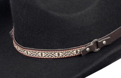 Australský černý klobouk vlněný - REEVES